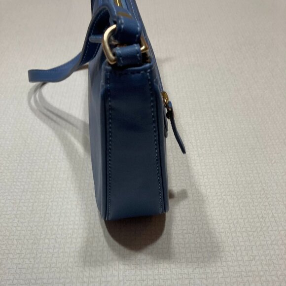 Final Price New Blue Brahmin Smooth Leather Shoulder bag - Picture 5 of 9